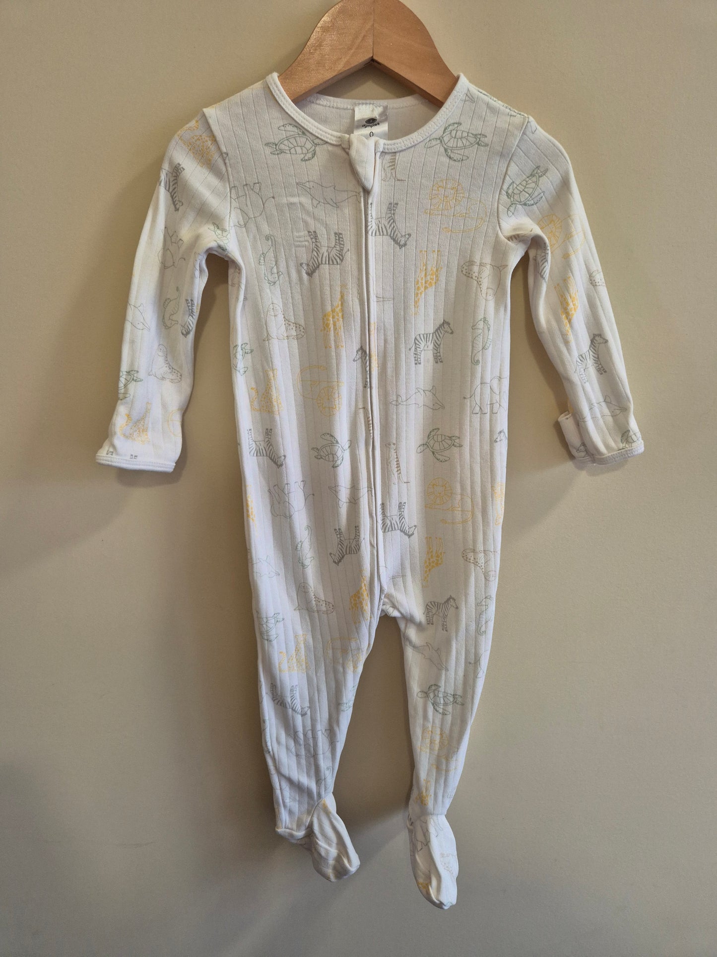 Dymples Ribbed Onesie Size 0