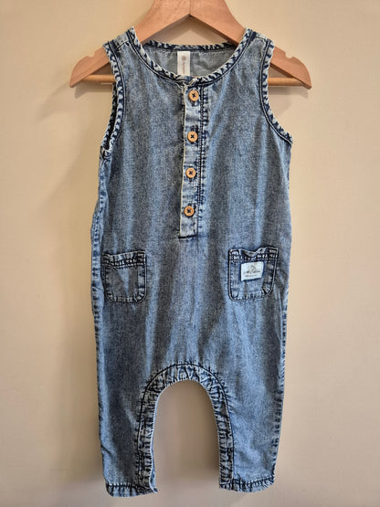 Dymples Sleeveless Romper Size 1