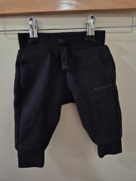 Bonds Black Trackies Size 00