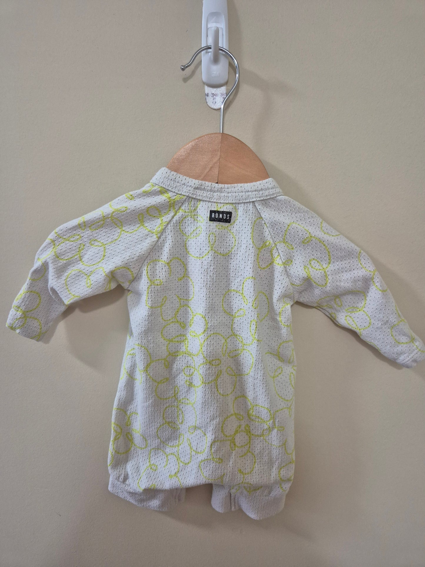 Bonds Wondercool Long Sleeve Romper Size 00000
