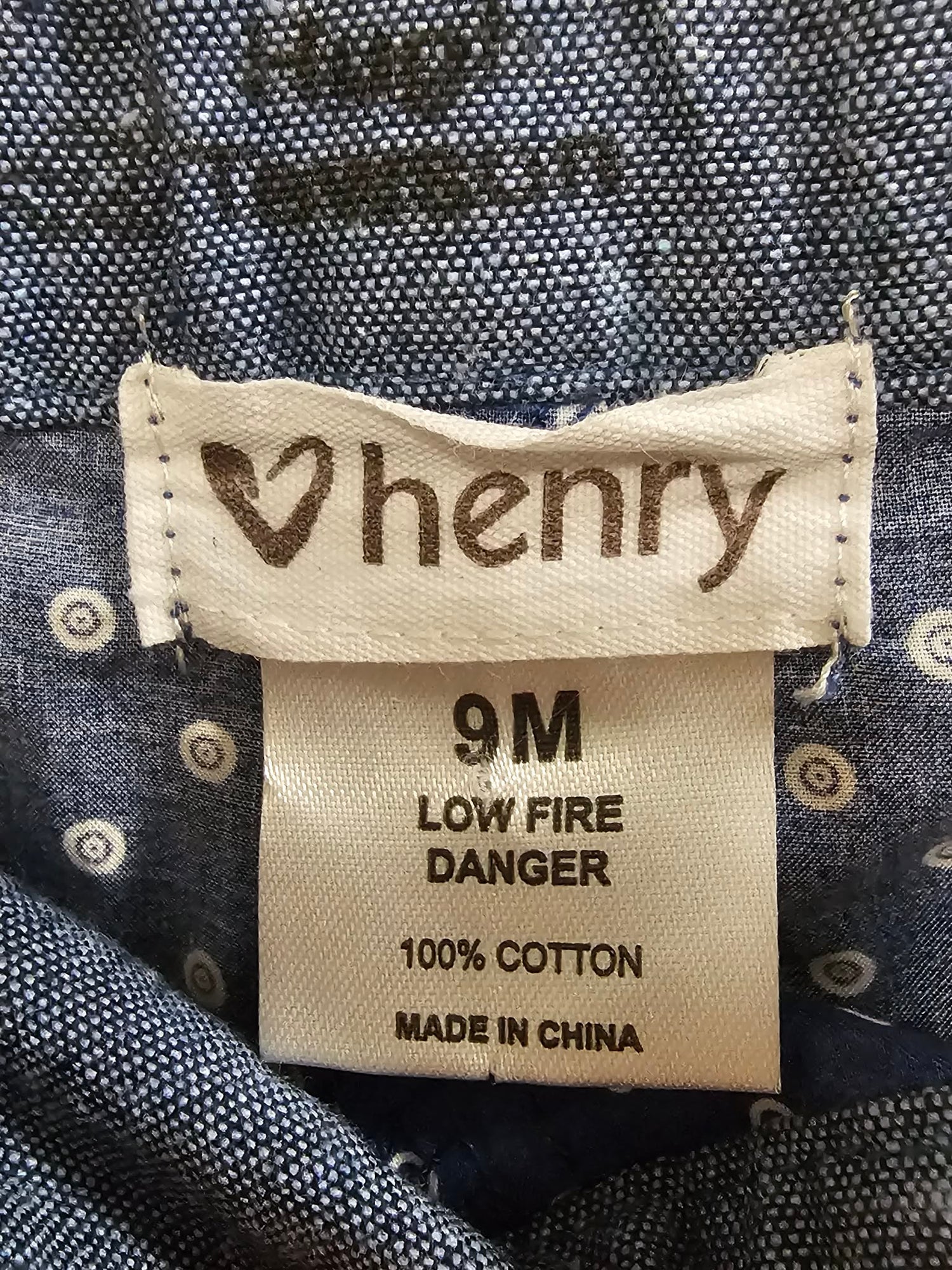 Love Henry Shorts Size 9m