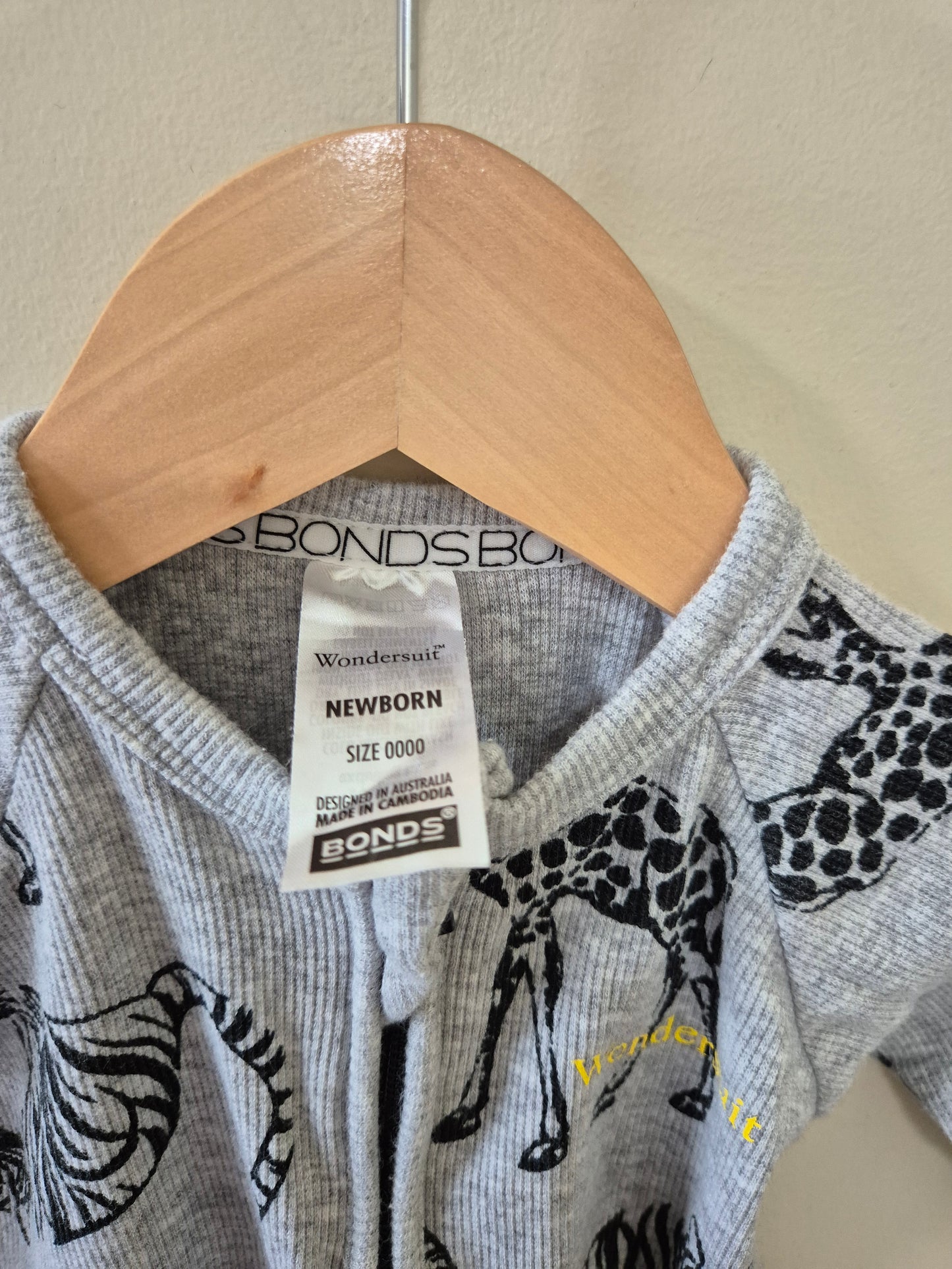 Safari Bonds Onesie - 0000