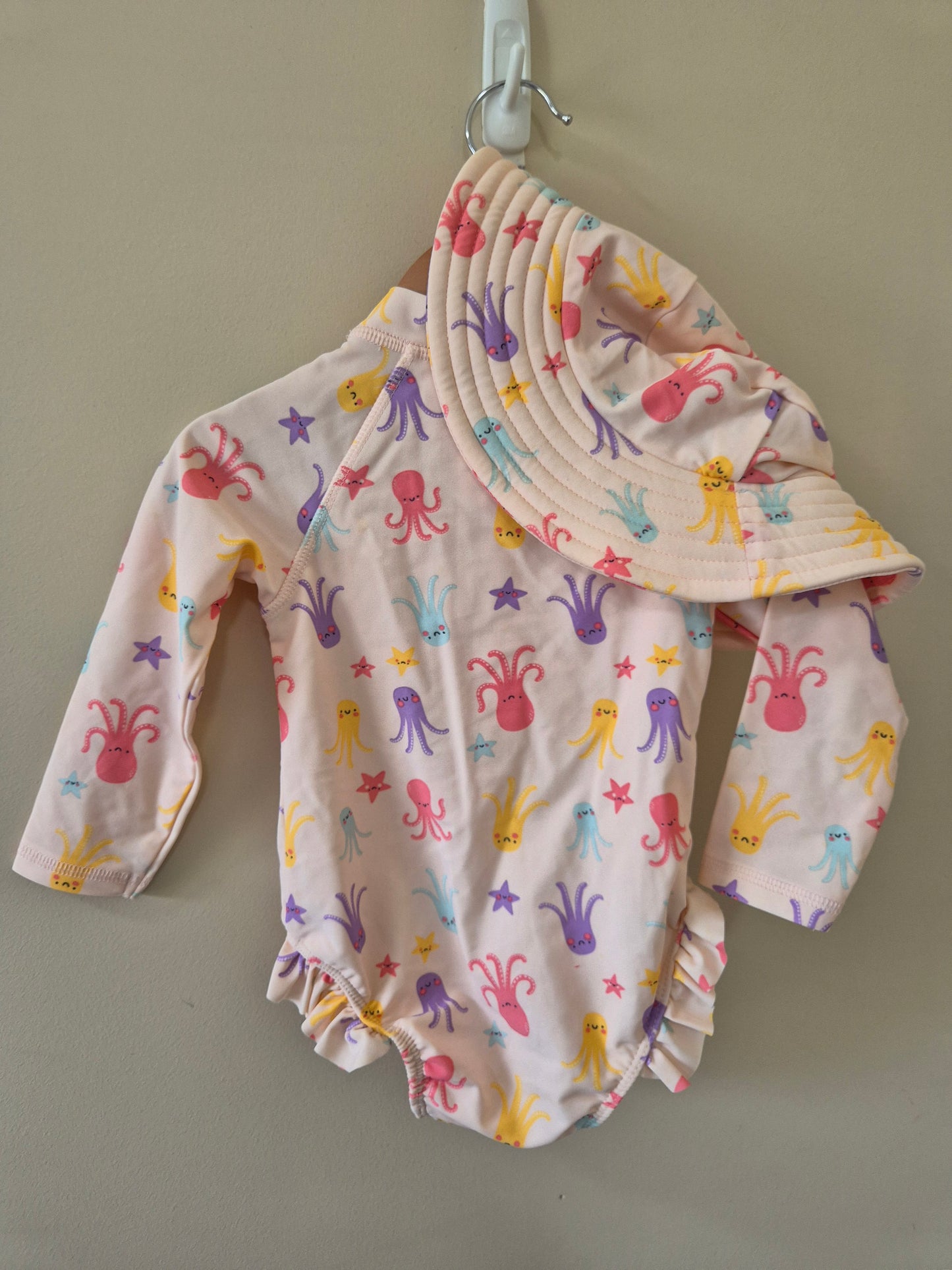 Lily & Dan Size 1 Octopus Swimwear Outfit Piece