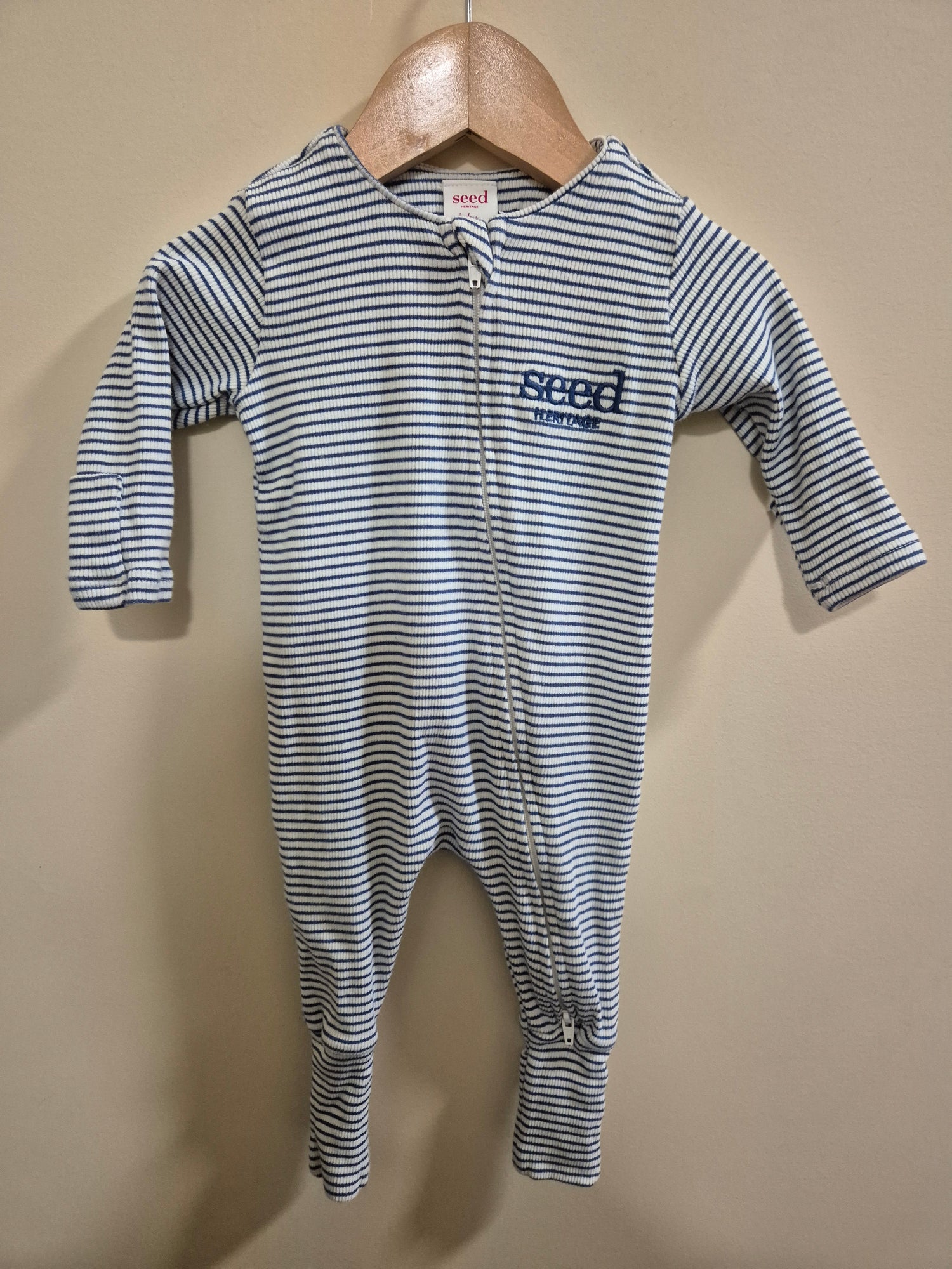 Seed Heritage Striped Onesie Size 000