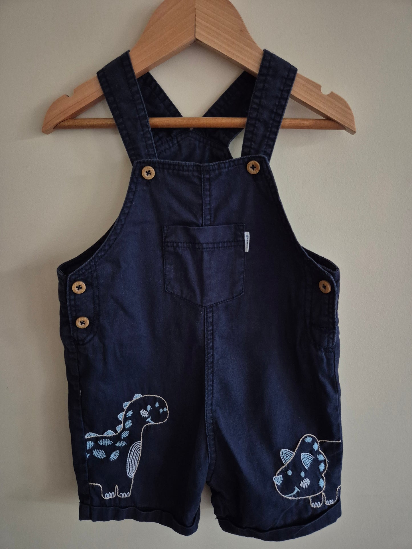 Sprout Dinosaur Overalls Size 1
