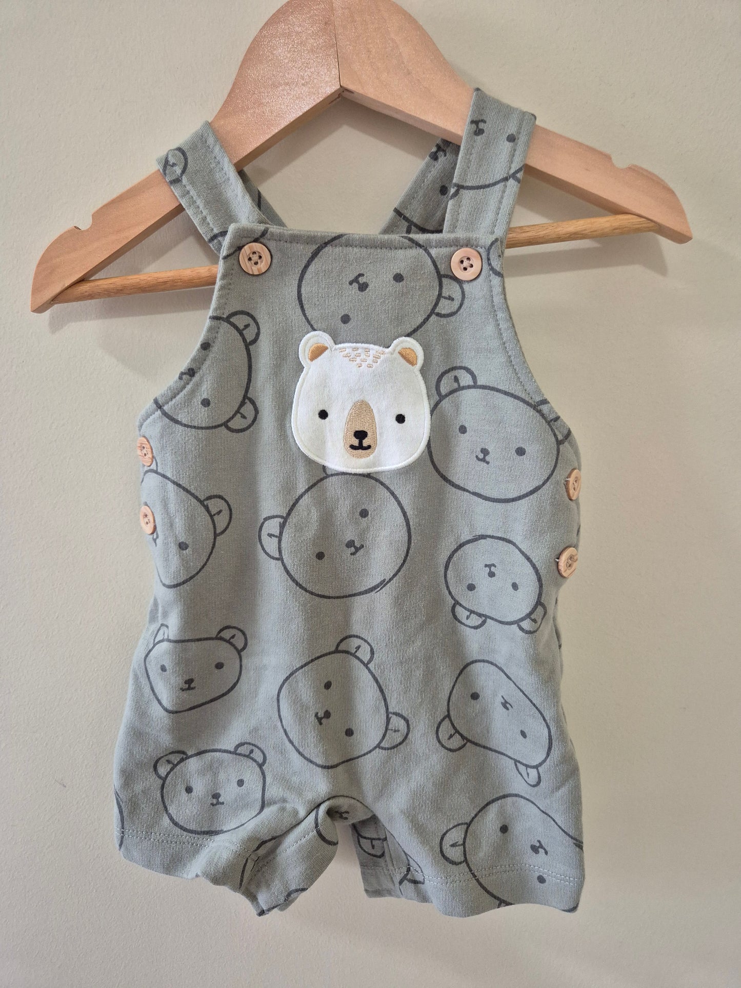 Pekkle Bear Overalls Size 000