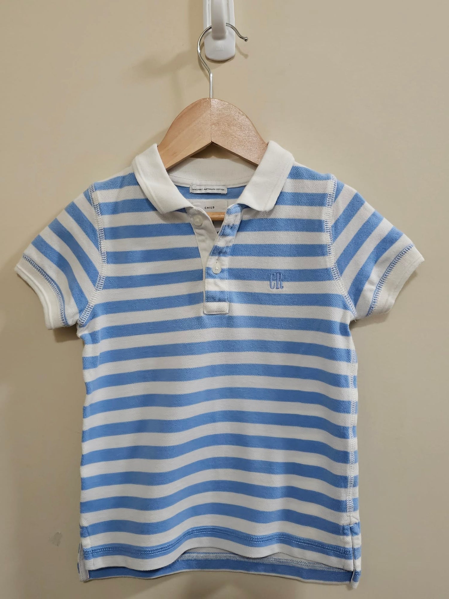 Country Road Striped Polo Shirt Size 2