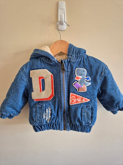 Jack & Milly Denim Fleeced Jumper Size 00