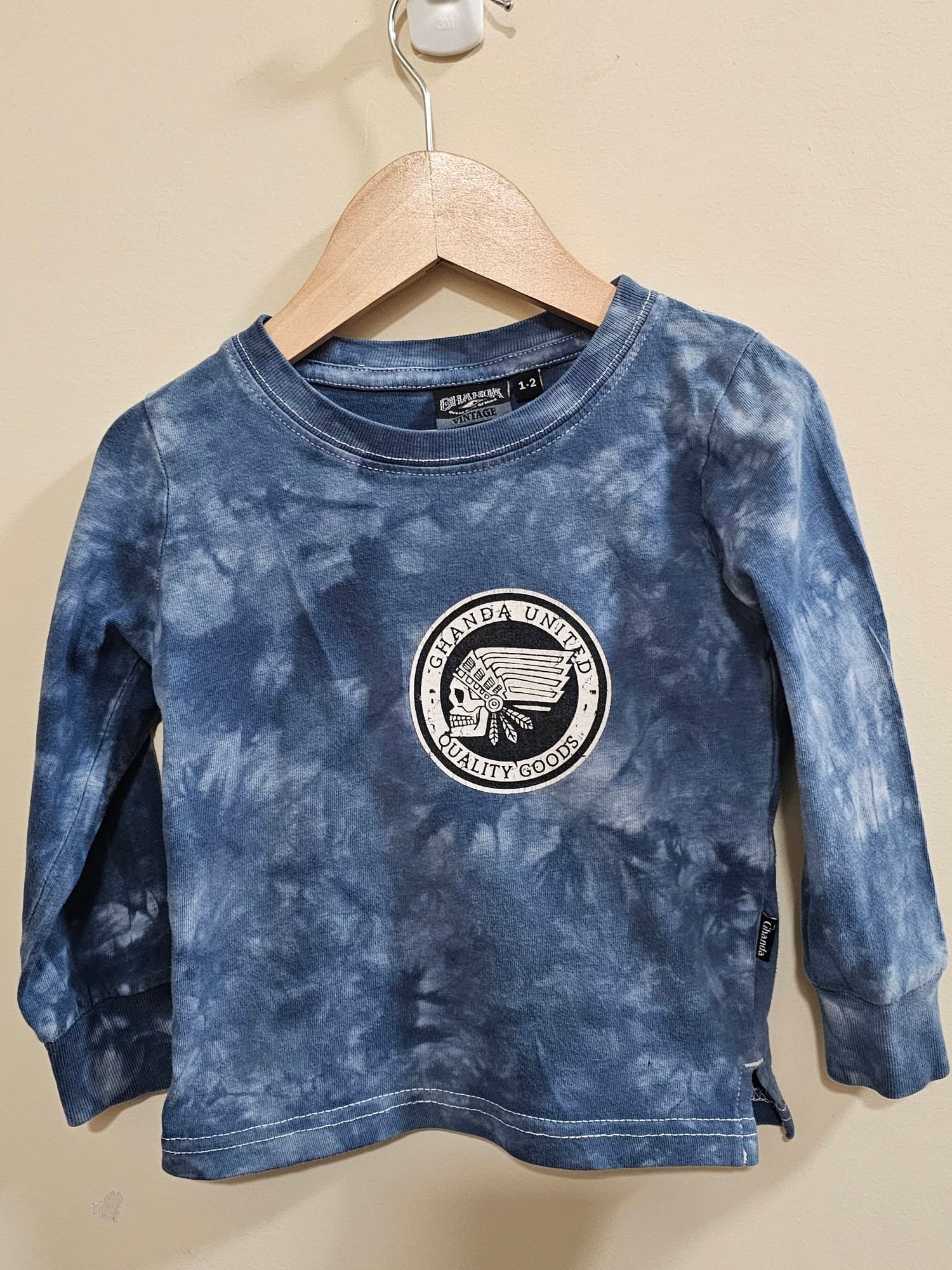 Ghanda Vintage Long Sleeve Shirt Size 1-2