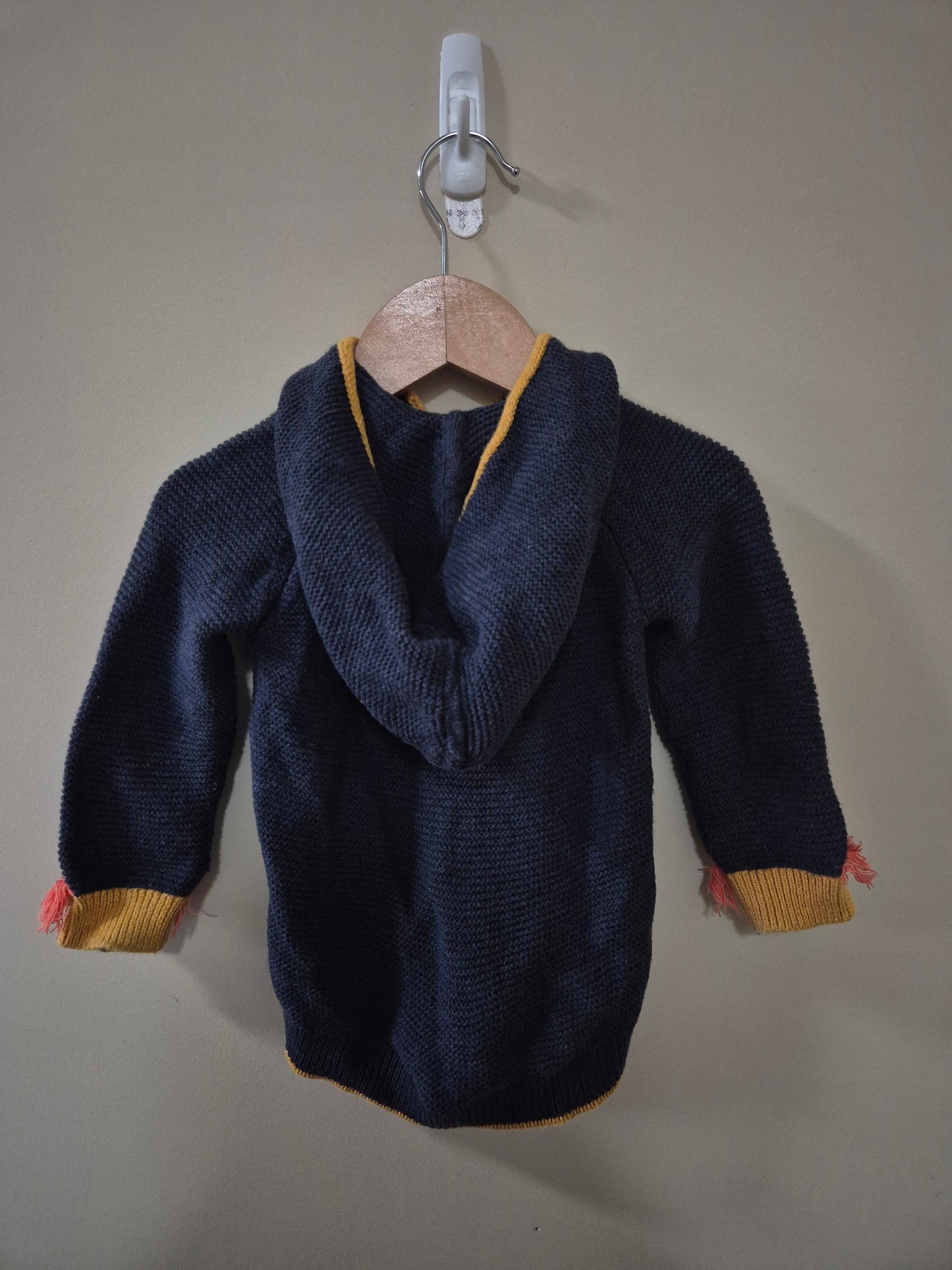 Jack & Milly Knitted Lion Cardigan Size 0