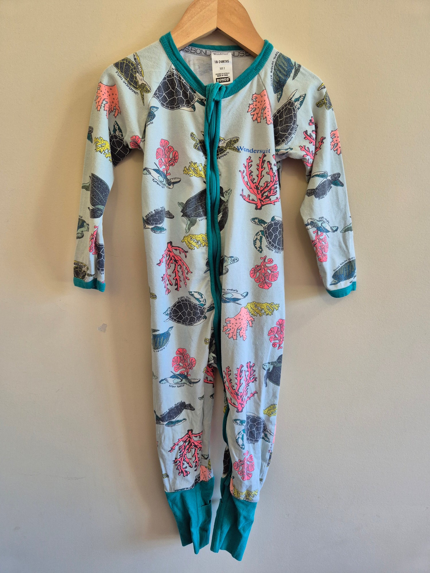 Bonds Turtle Reef Wondersuit Size 2