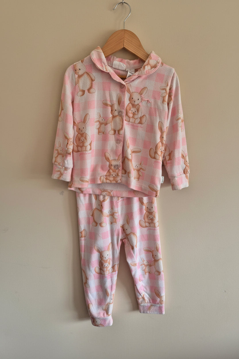 Peter Alexander Bunny Pyjama Set Size 2
