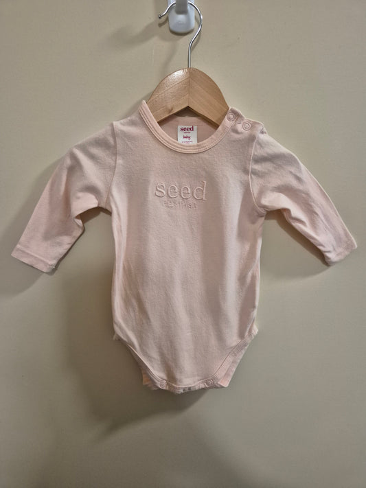 Seed Heritage Pink Bodysuit Size 000