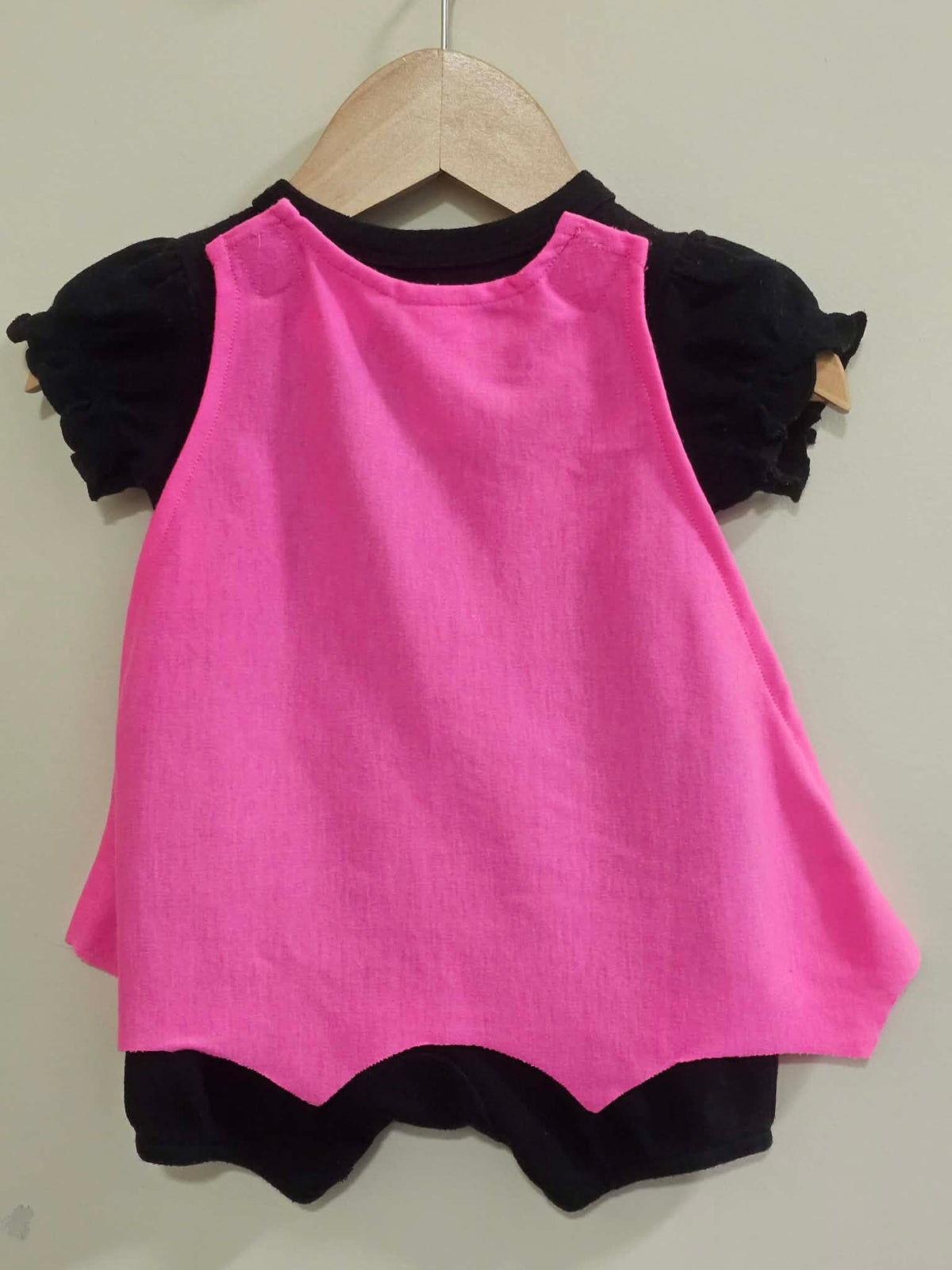 Batgirl Romper with Cape Size 000