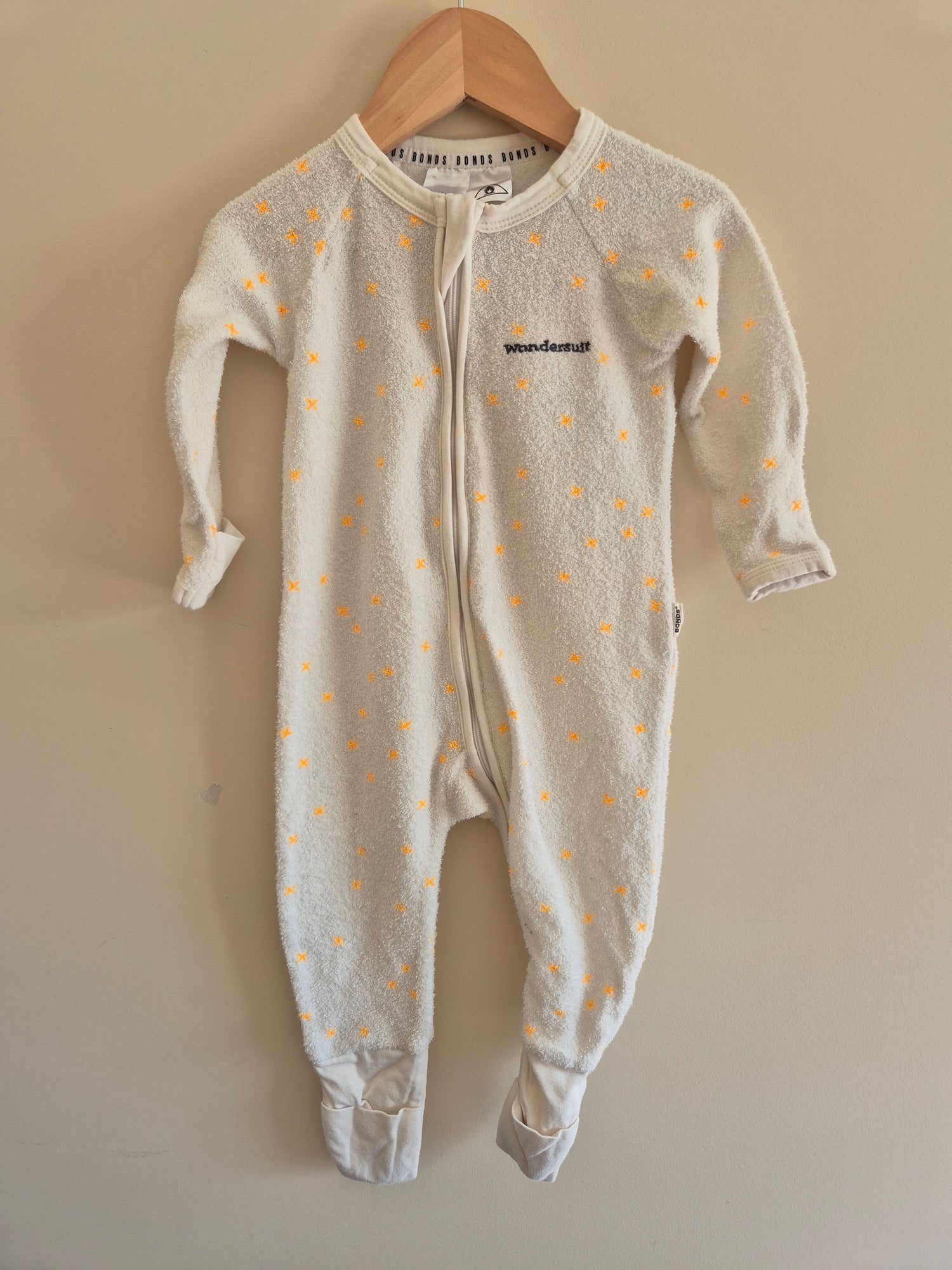 Bonds White with Yellow Stars Poodlette Size 0