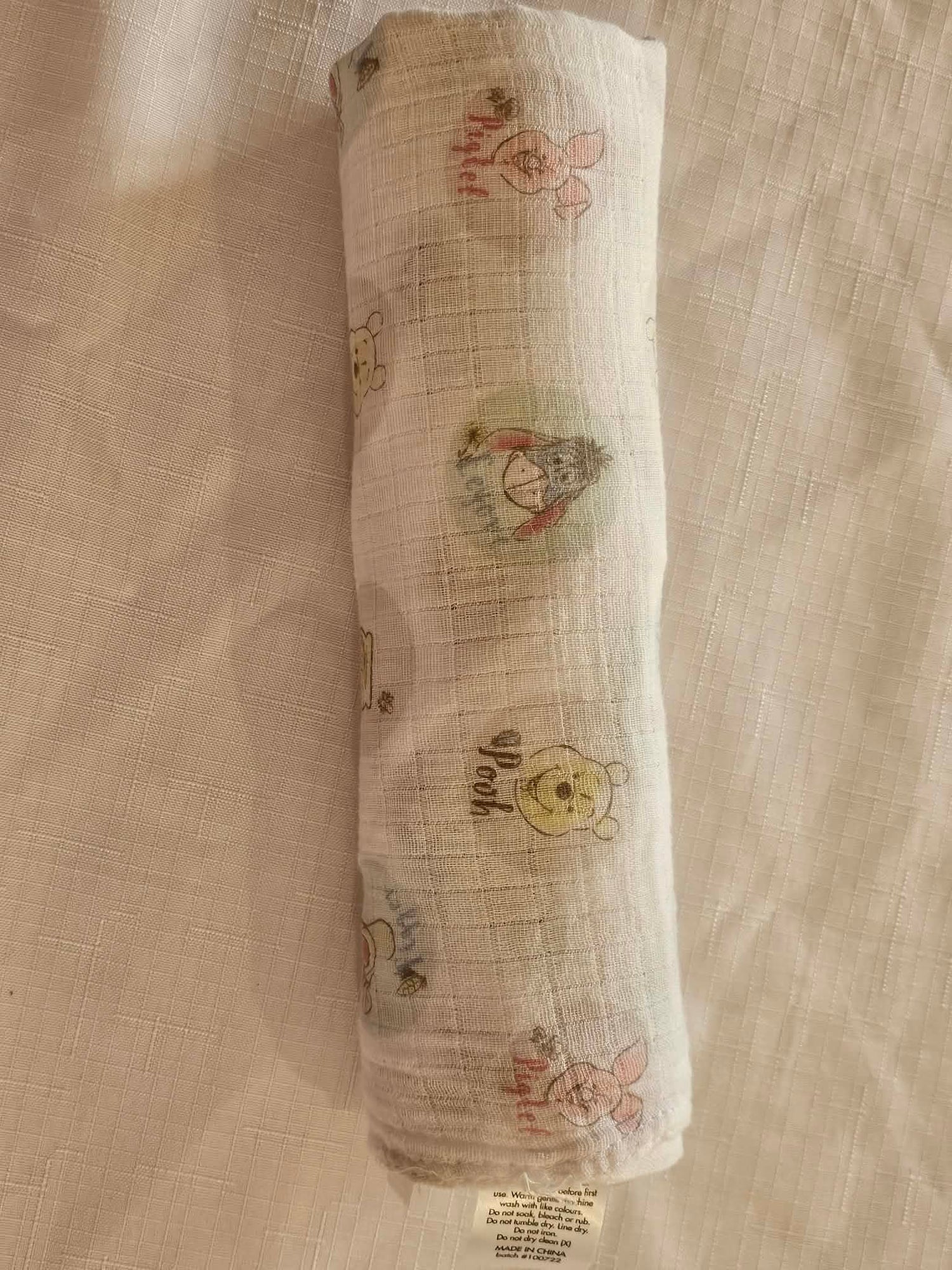 Winnie The Pooh Disney 100 Muslin