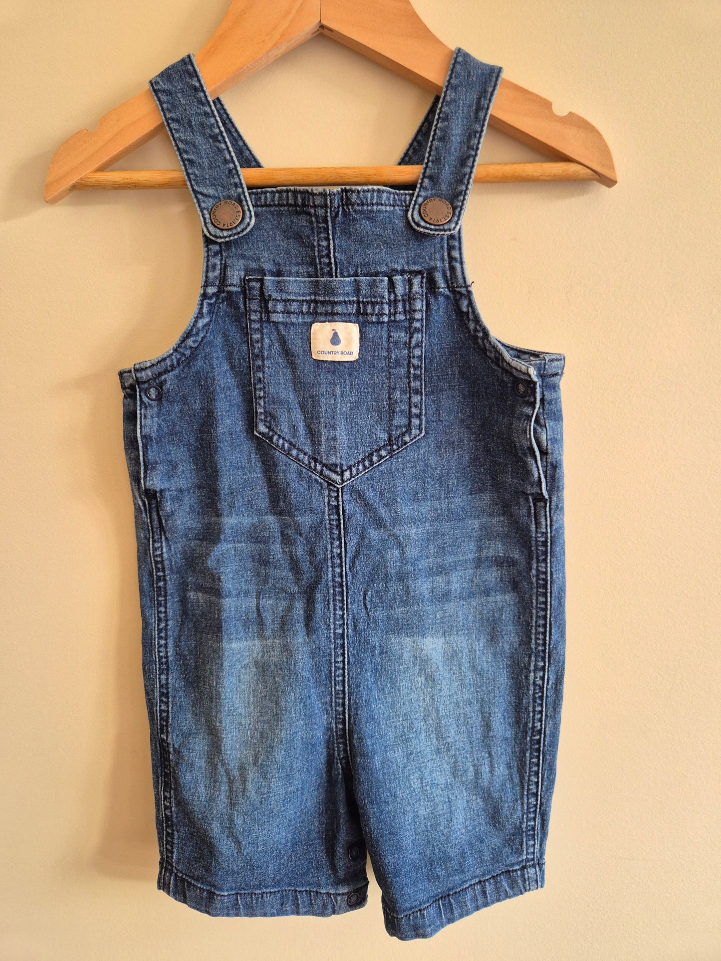 Country Road Denim Overalls Size 1