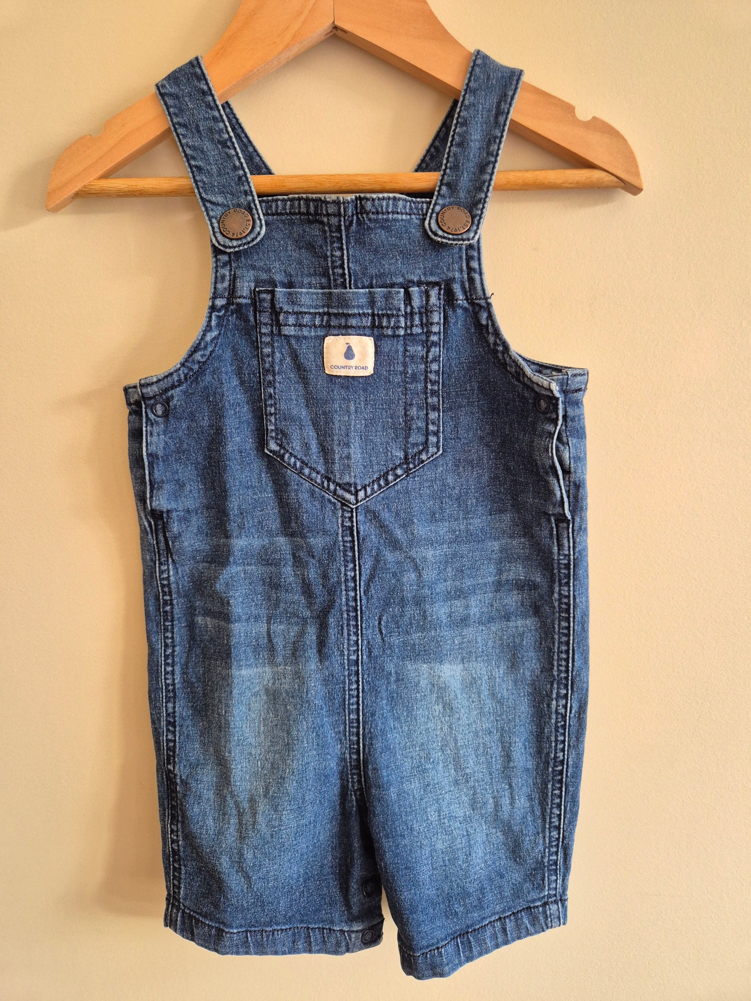 Country Road Denim Overalls Size 1