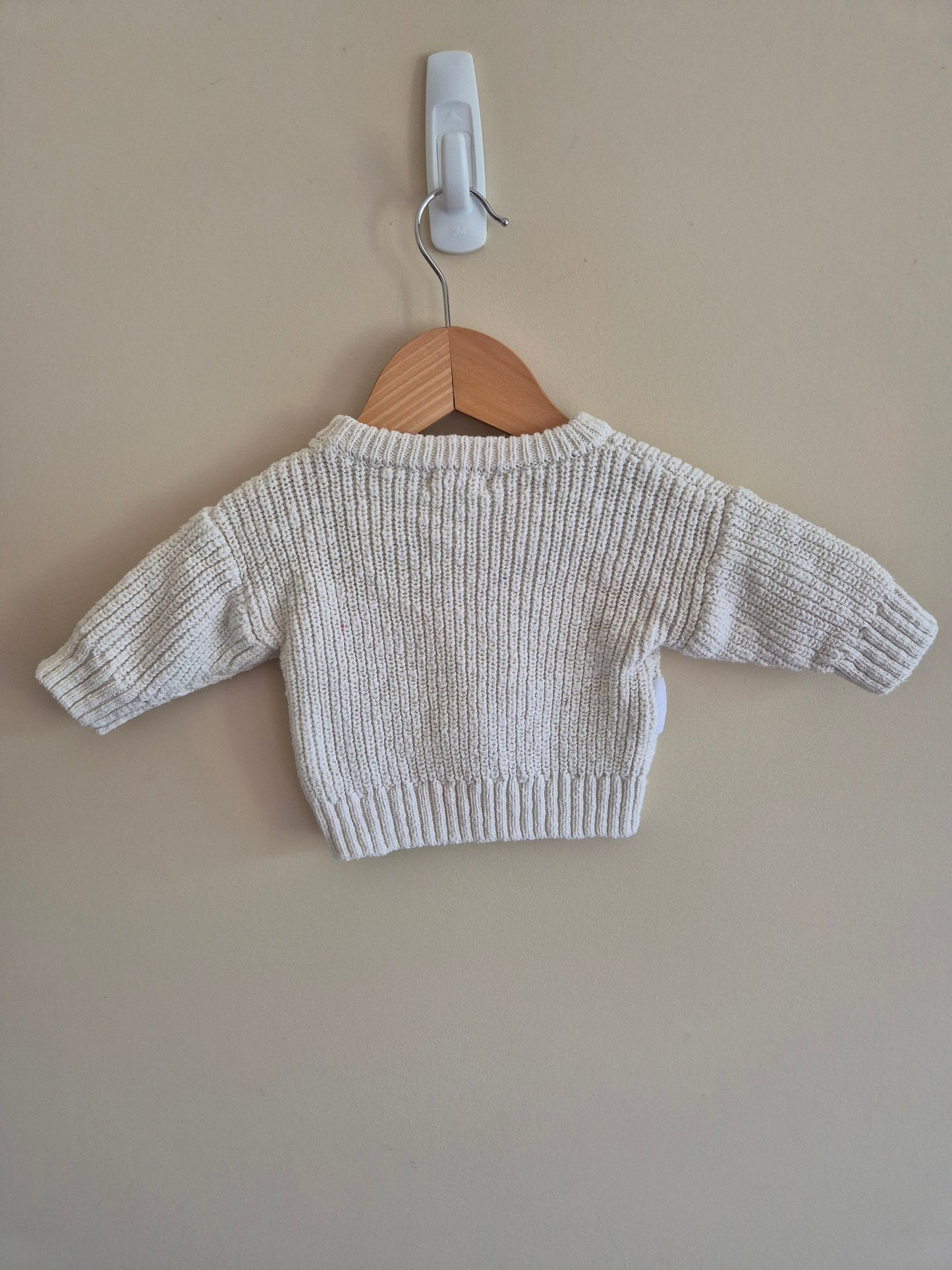 Ziggy Lou White Knitted Sweater Size 000