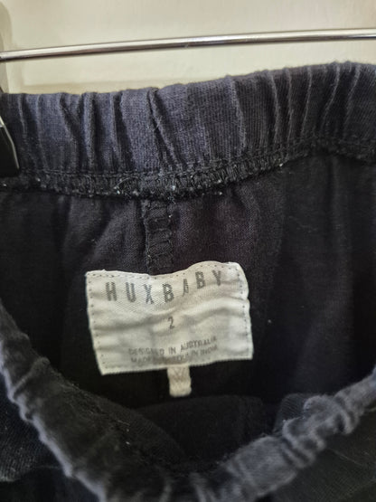 Hux Baby Cheetah Love heart Leggings Size 2