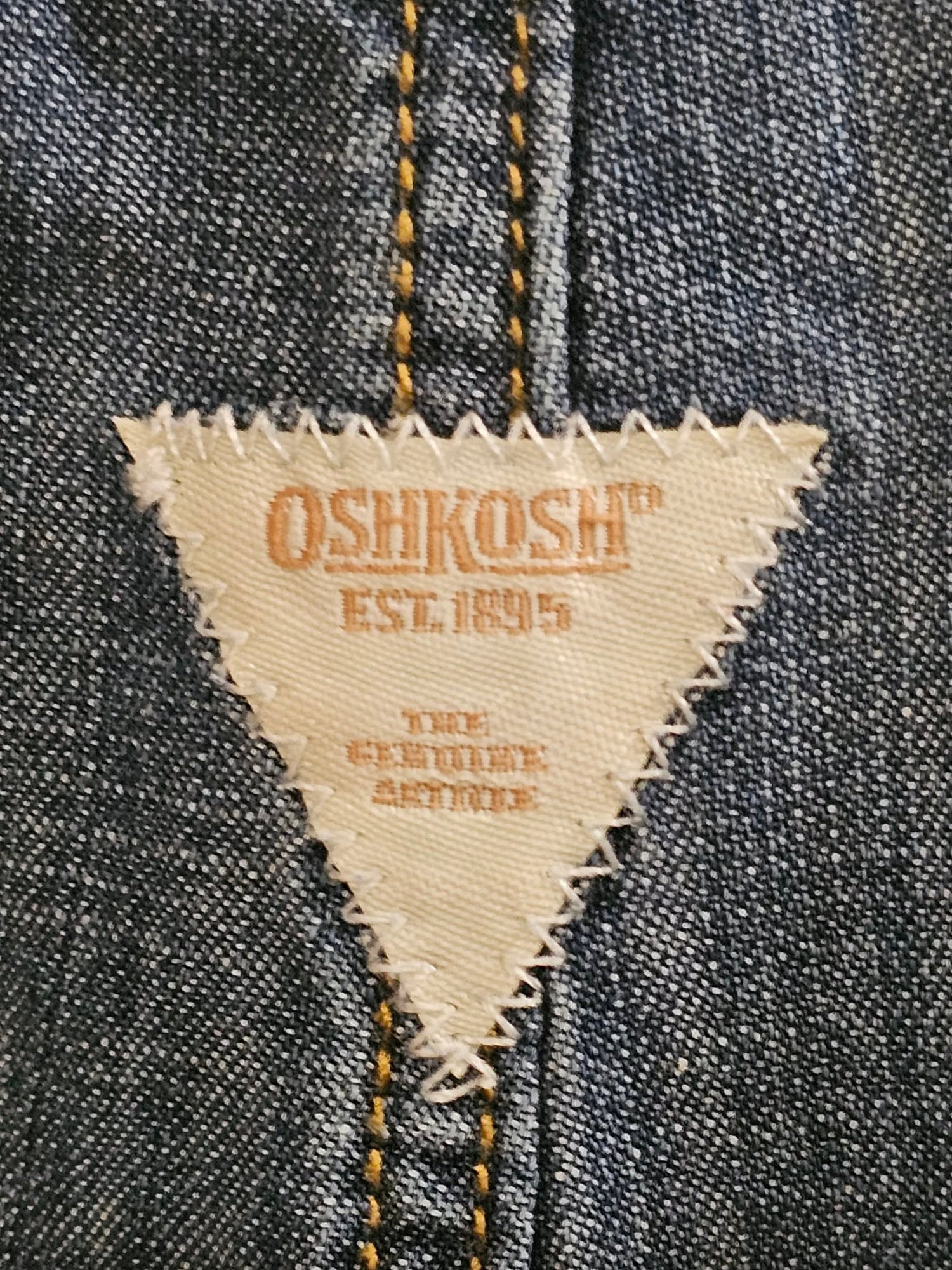VINTAGE OshKosh B'gosh Denim Overalls Size 00