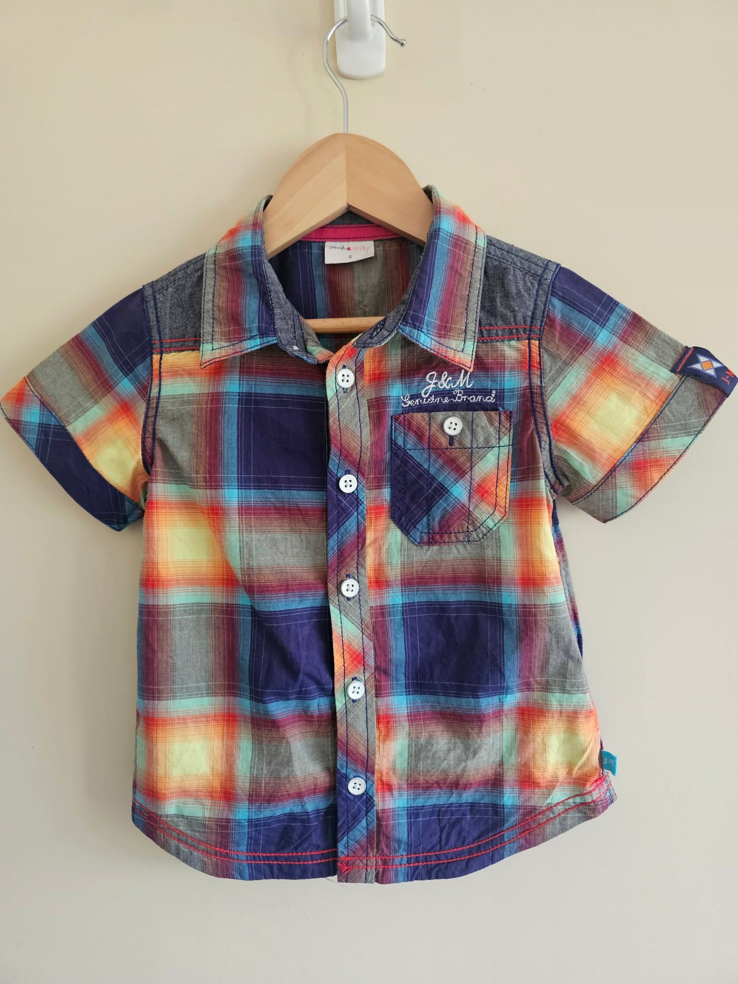 Jack & Milly Button Up Shirt Size 4