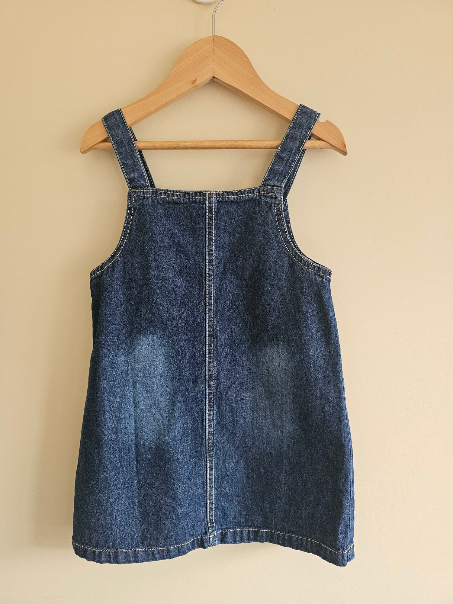 Minnie Mouse Denim Pinafore Size 4-5