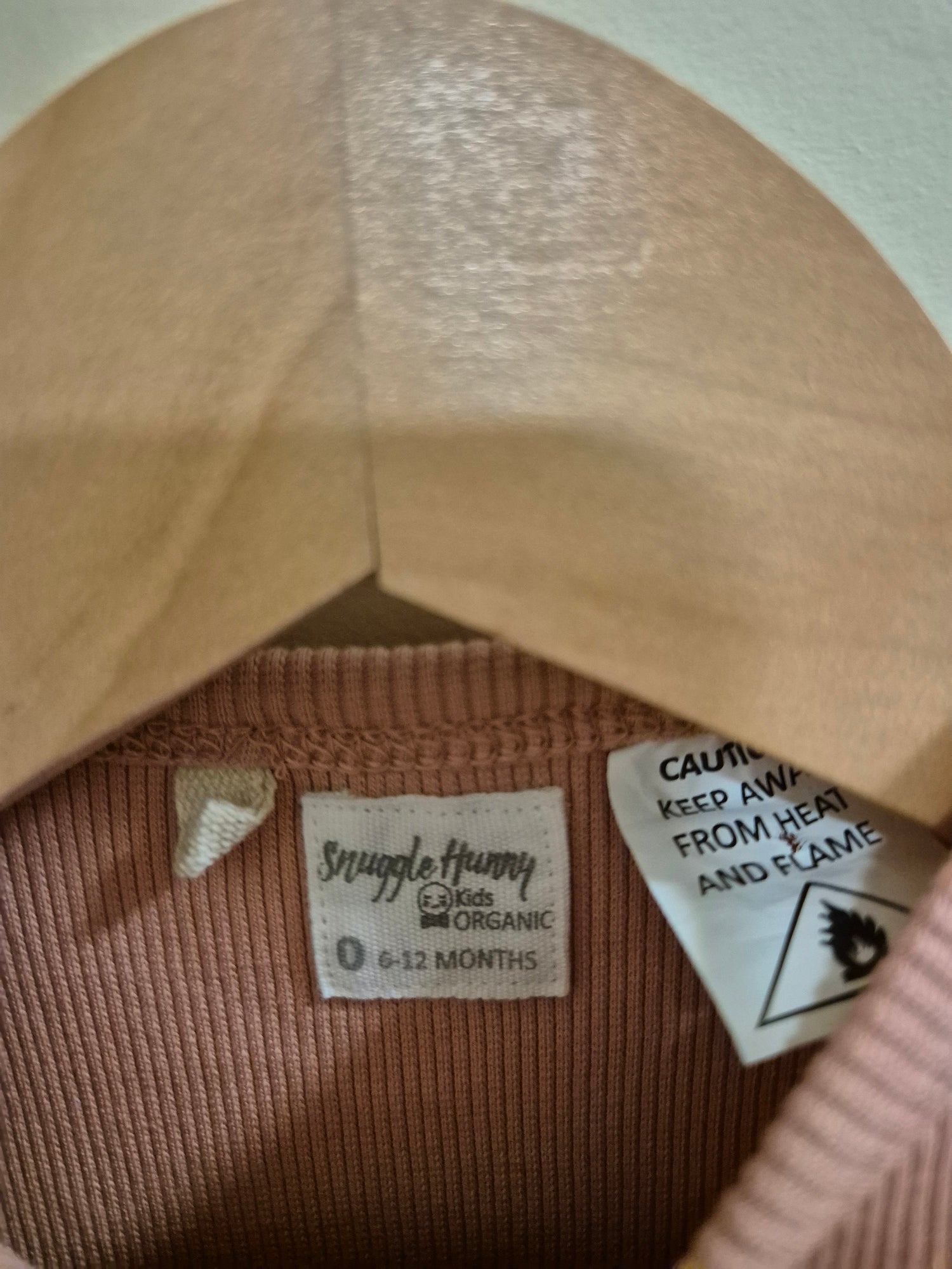 Snuggle Hunny Ribbed Bodysuit Size 0