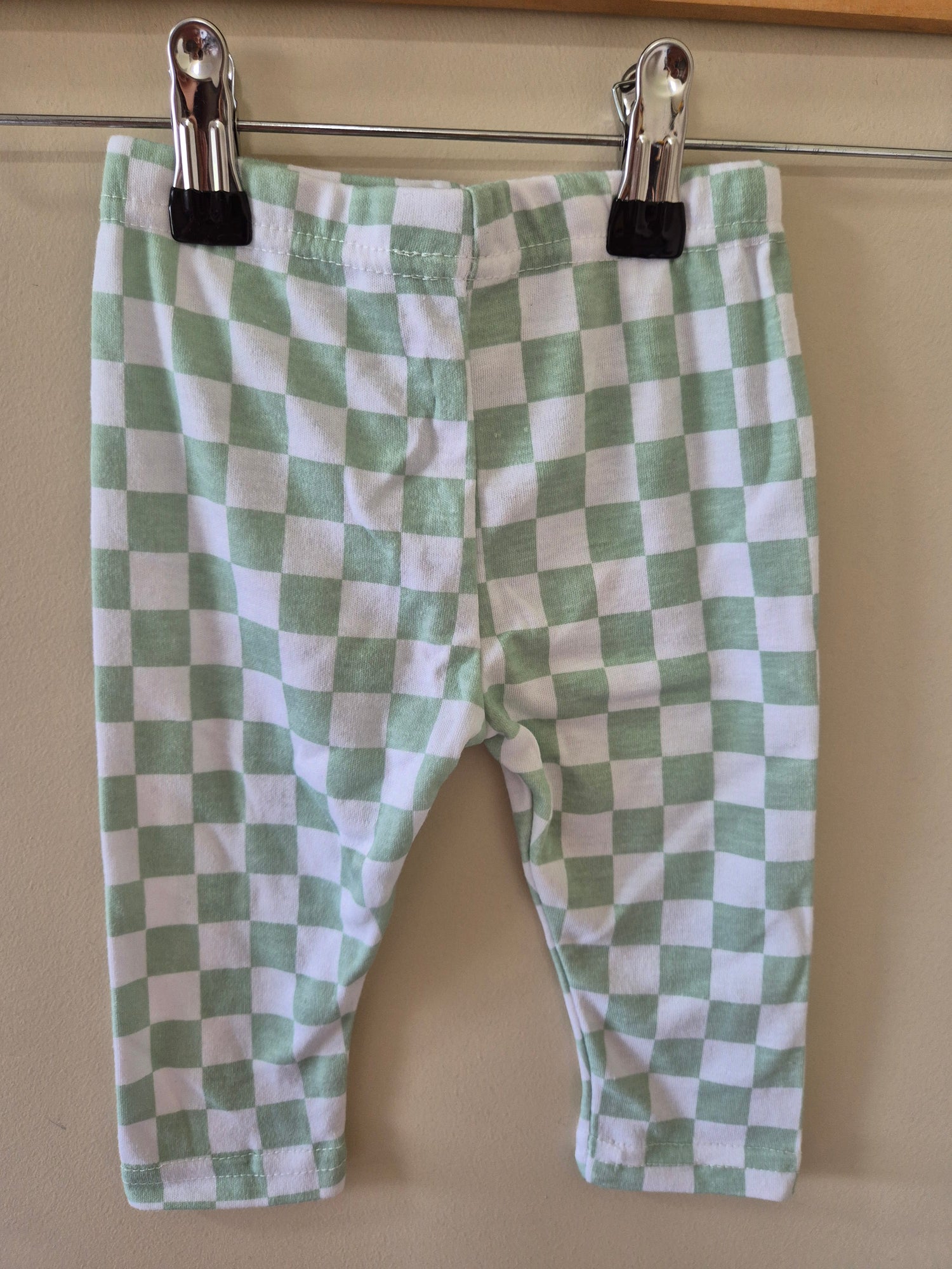 Chequered Lila & Jack Leggings Size 6-9 months