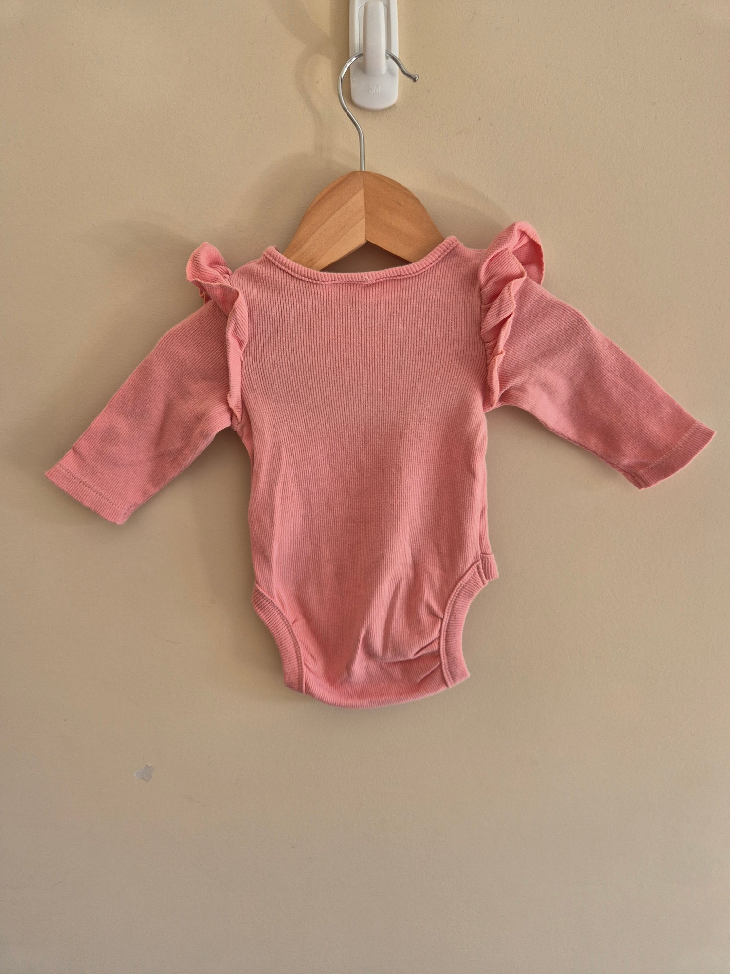 Dymples Frill Long Sleeve Bodysuit Size 0000