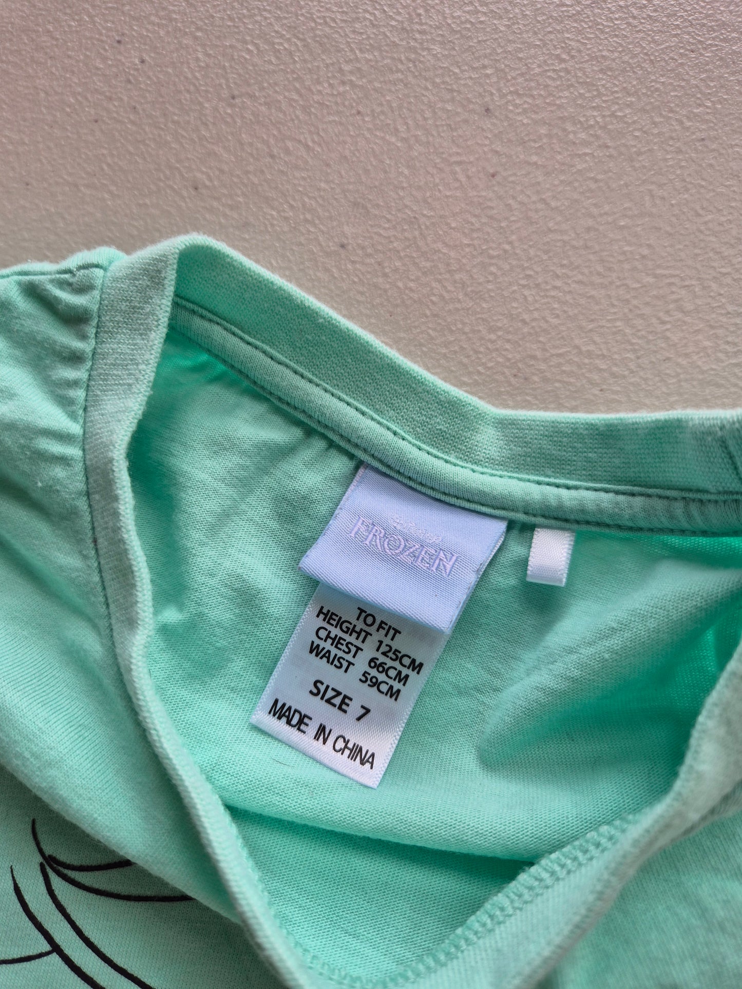 Frozen Licensed Shirt Size 7