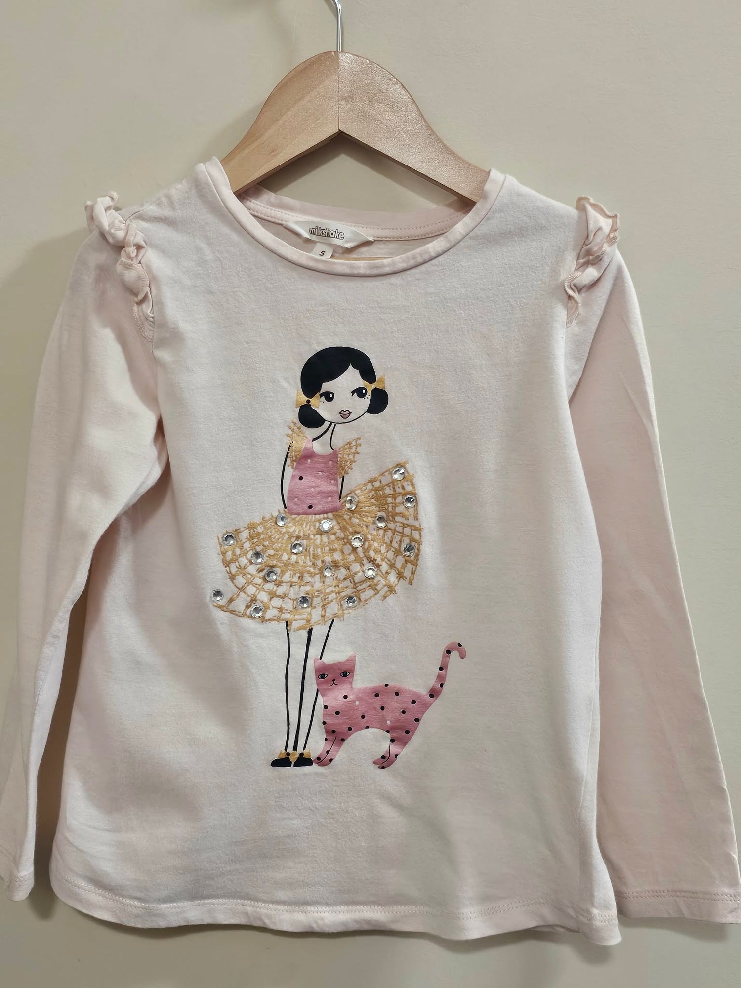 Milkshake Long Sleeve Shirt Size 5