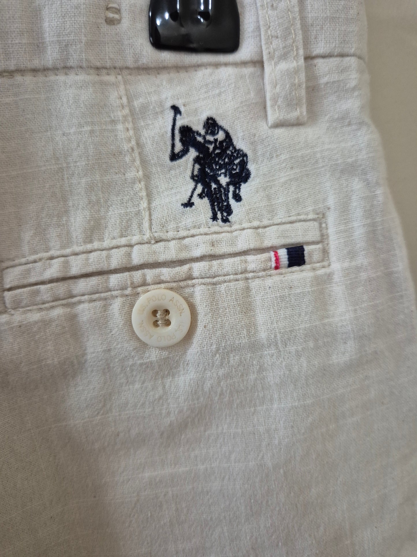 U.S. Polo Assn kids linen Shorts - Size 4