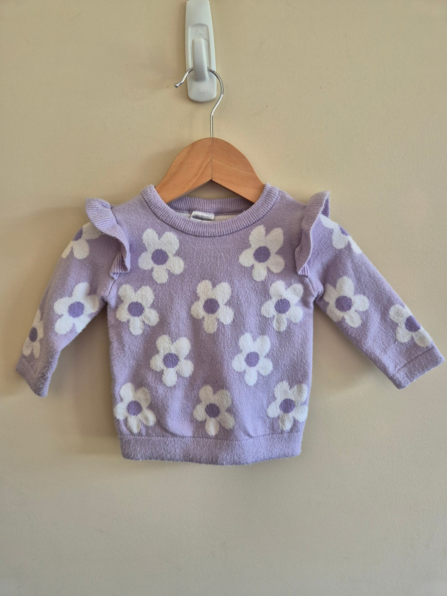 Anko Floral Purple Sweater Size 00