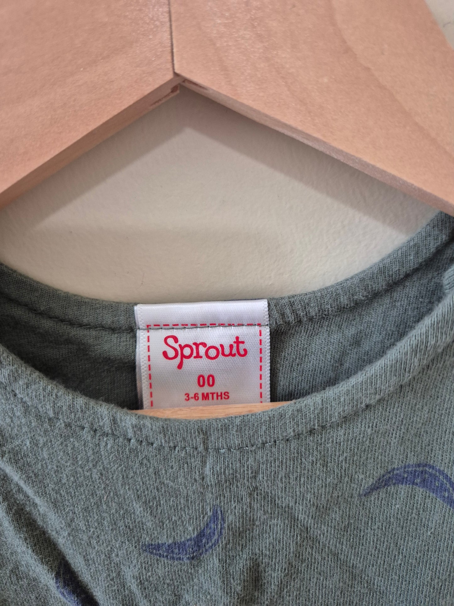 Sprout Monkey Overalls Size 00
