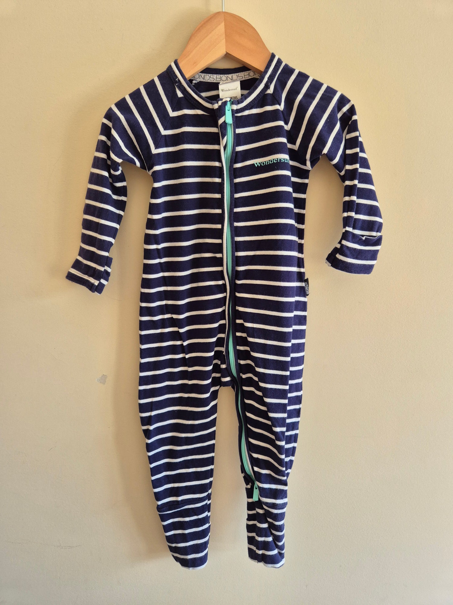 Bonds Striped Wondersuit Size 0