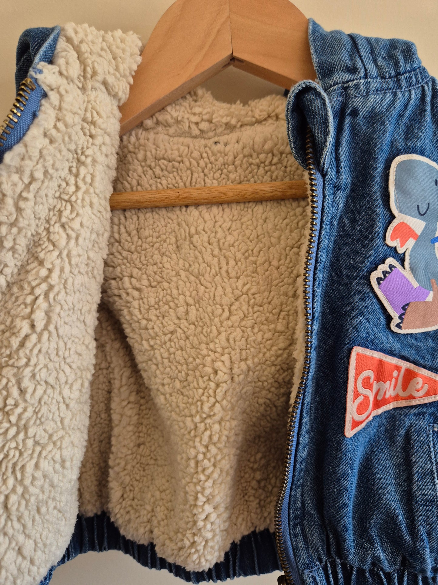 Jack & Milly Denim Fleeced Jumper Size 00