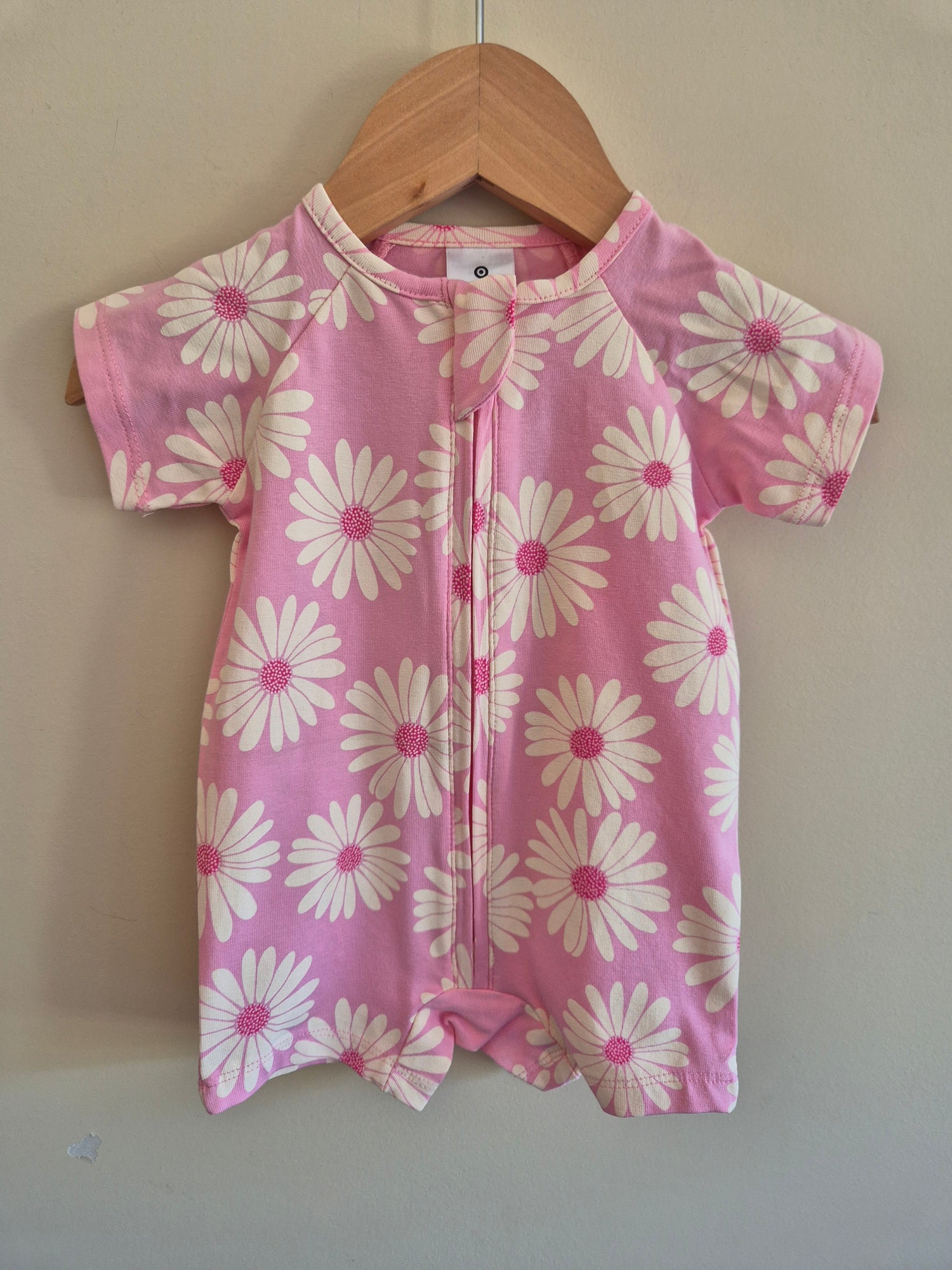 Target Pink Flower Romper Size 0000