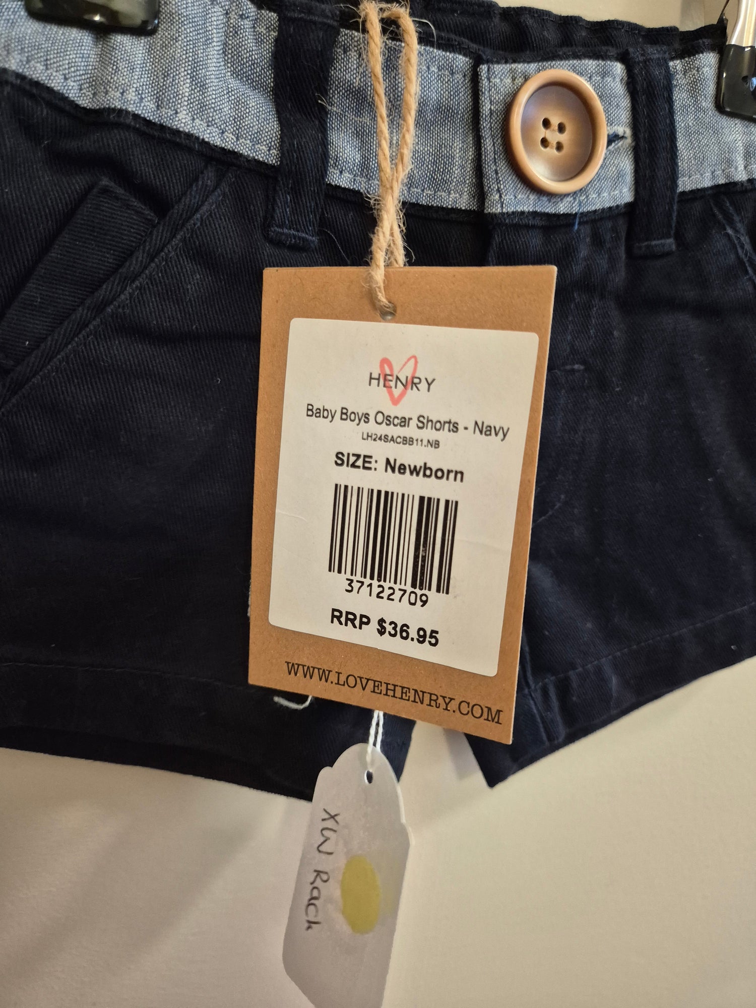 BNWT Love Henry Navy Shorts Size 0000