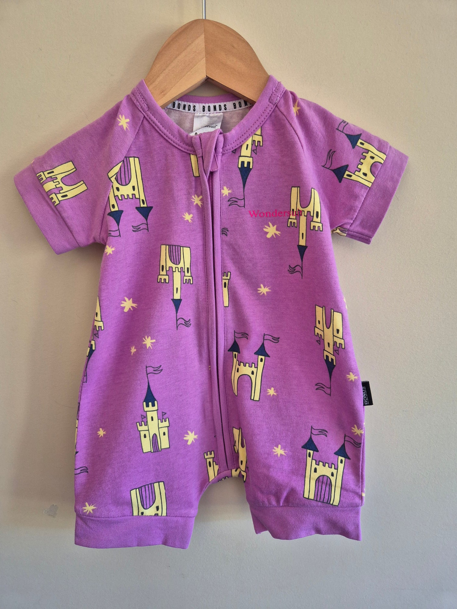 Bonds Princess Castle Wondersuit Romper Size 000