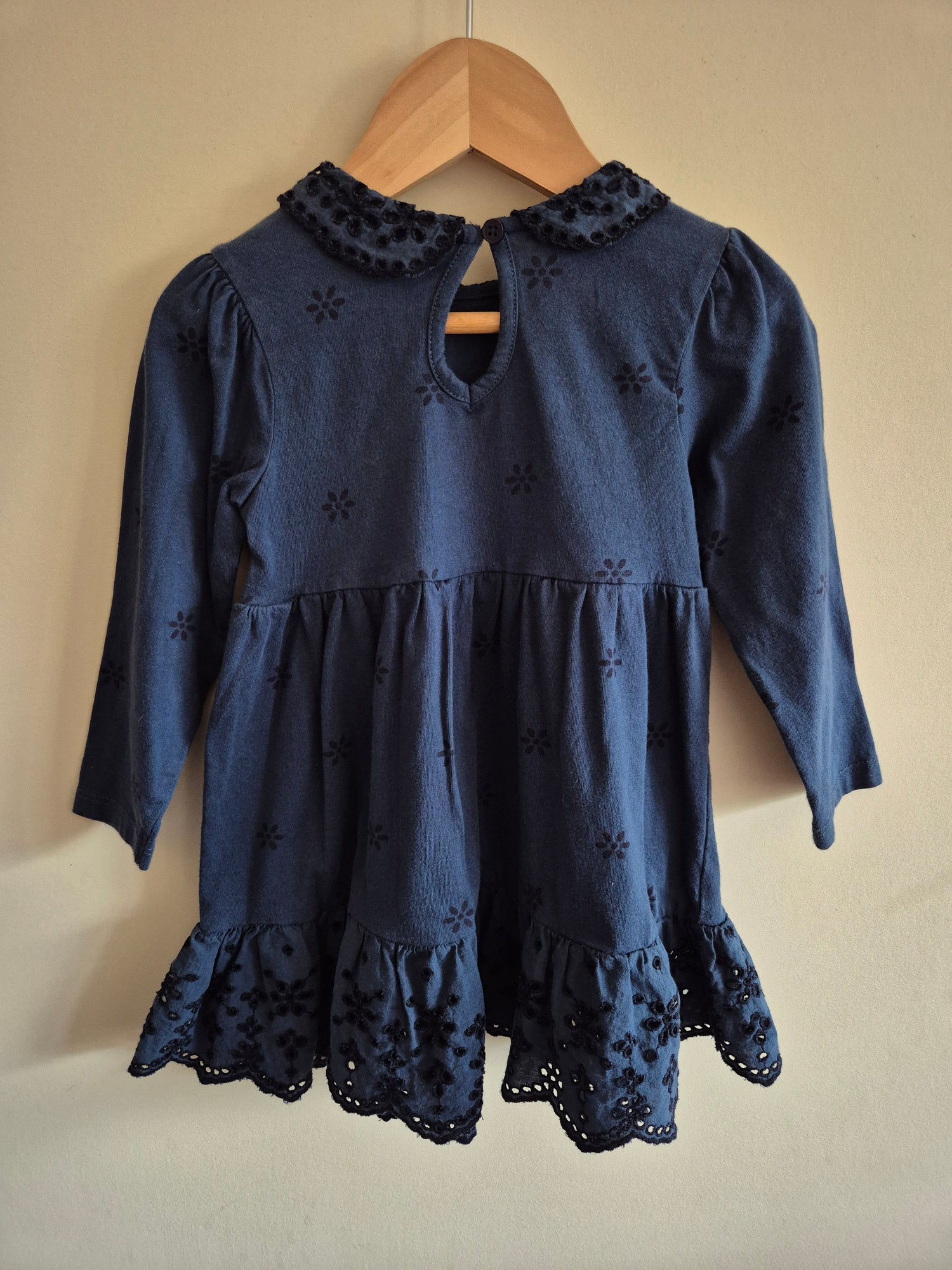 Sprout Long Sleeve Navy Dress Size 1