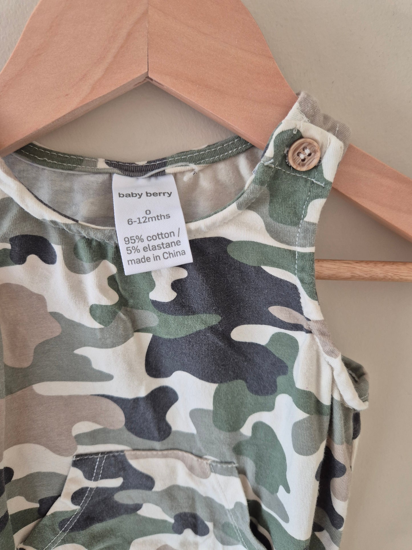 Baby Berry Cameo Singlet Bodysuit Size 0