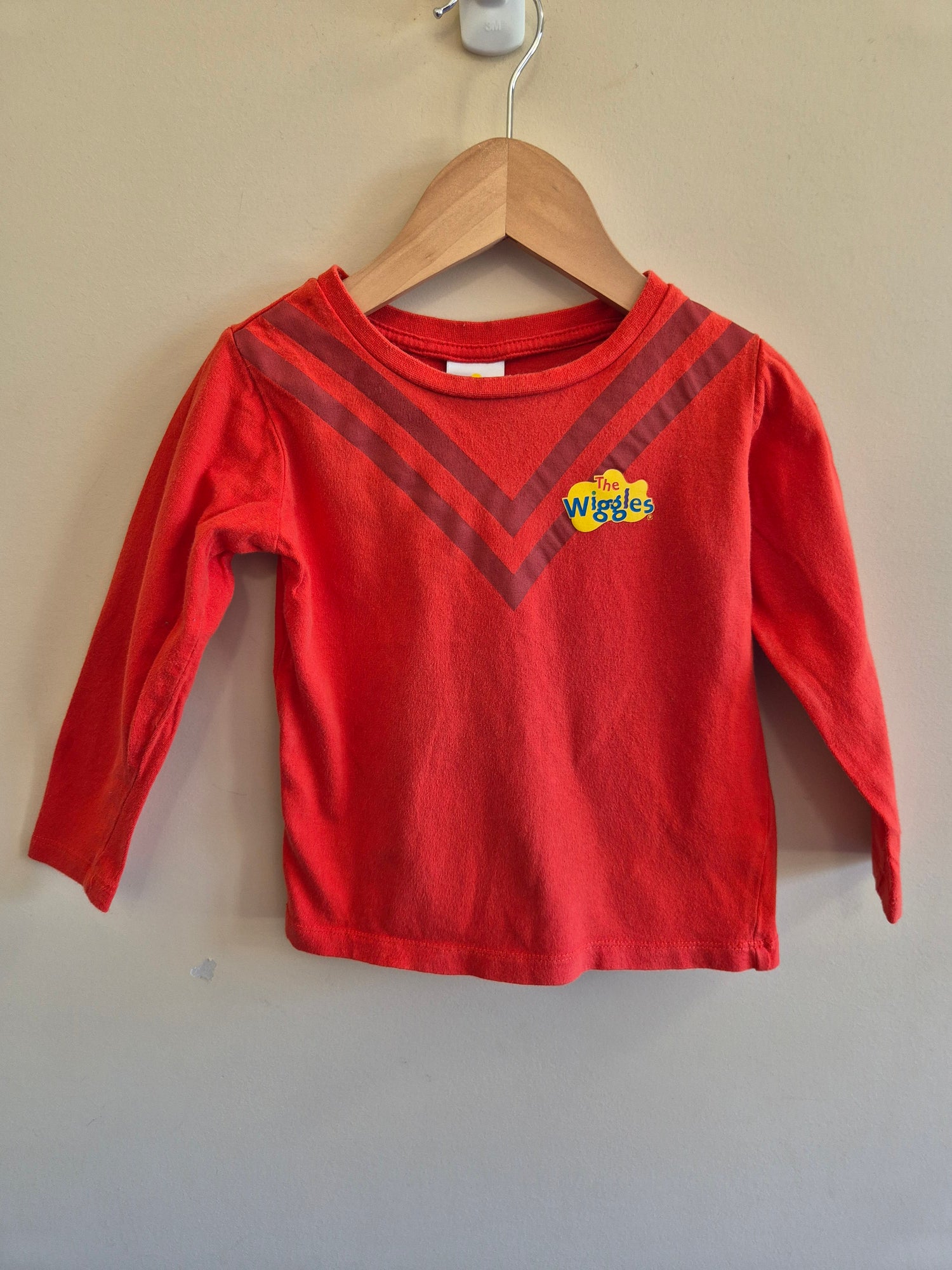 Wiggles Red Long Sleeve Shirt Size 2
