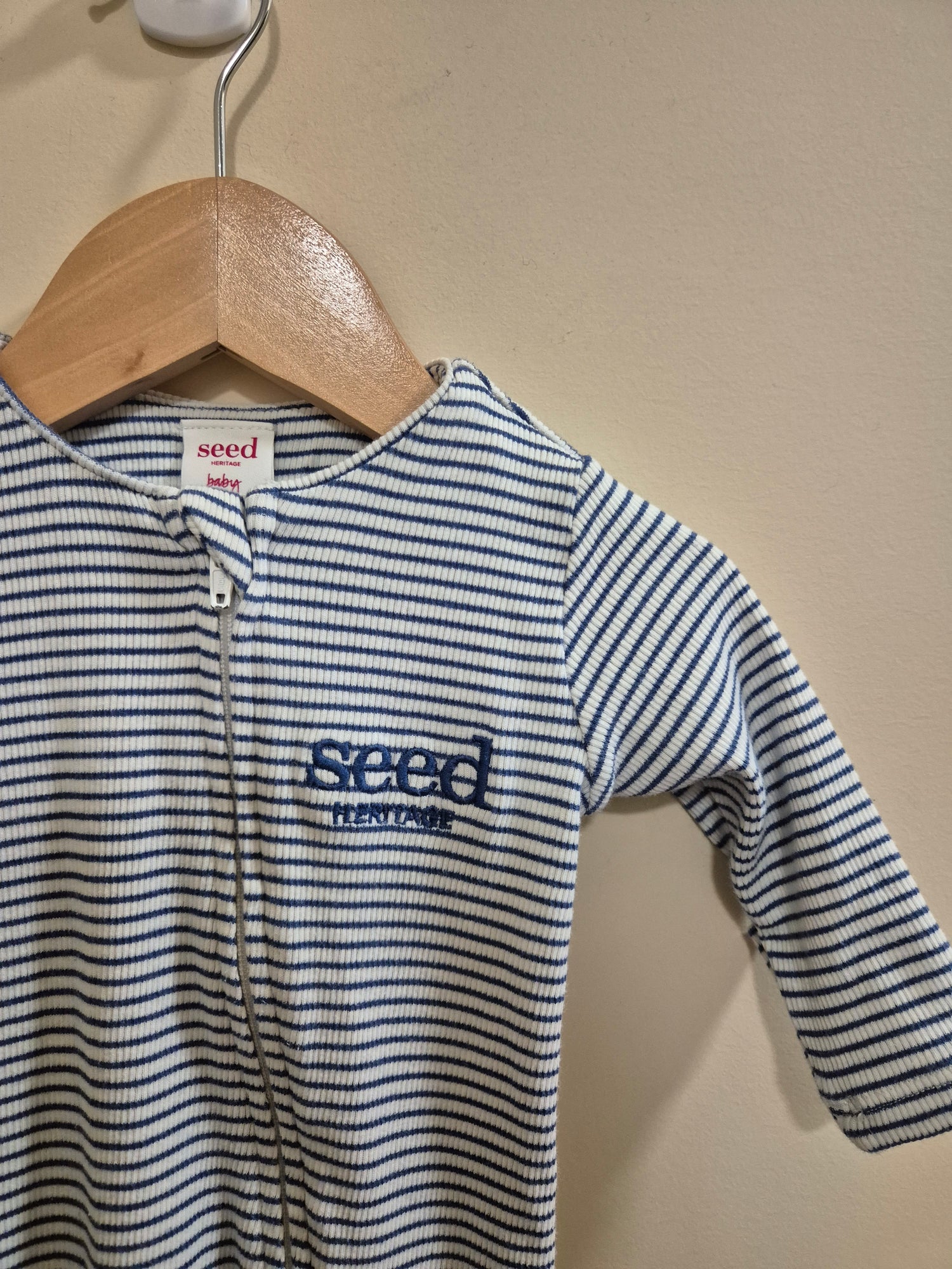 Seed Heritage Striped Onesie Size 000