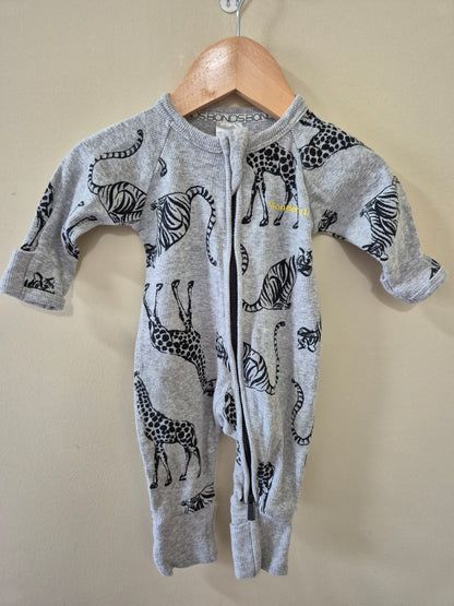 Safari Bonds Onesie - 0000