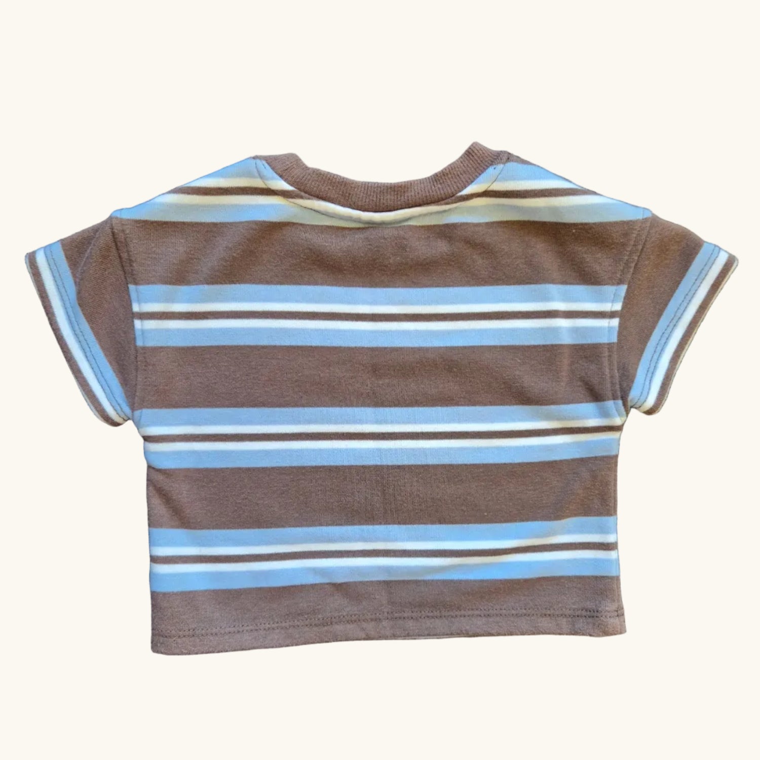 Anko Brown & Blue Striped Outfit Set Size 000