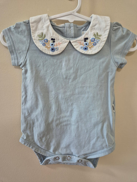 Lacey Lane embroidered collar bodysuit 🌸 Size 00