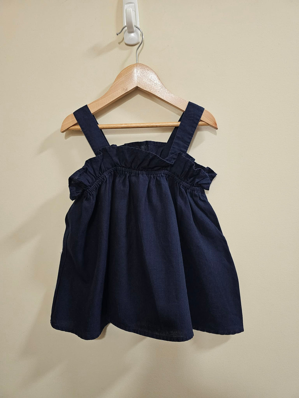 Seed Heritage Navy Flowy Shirt Size 7