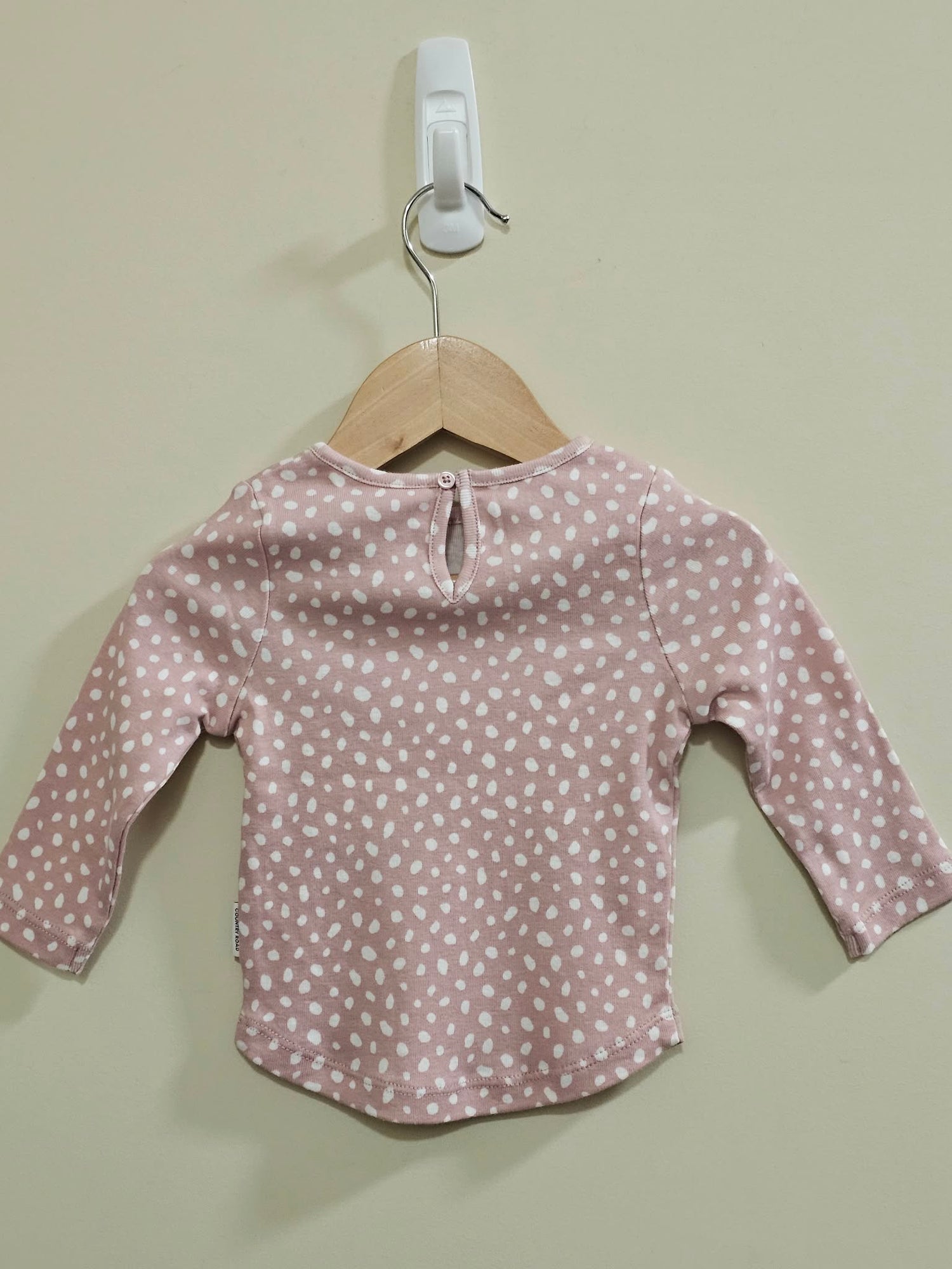 BNWT Country Road Poka Dot Long Sleeve Shirt Size 00