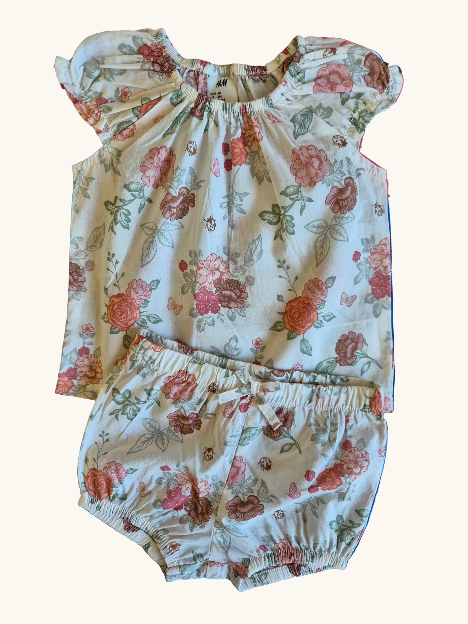 H&M Floral Outfit Set Size 00